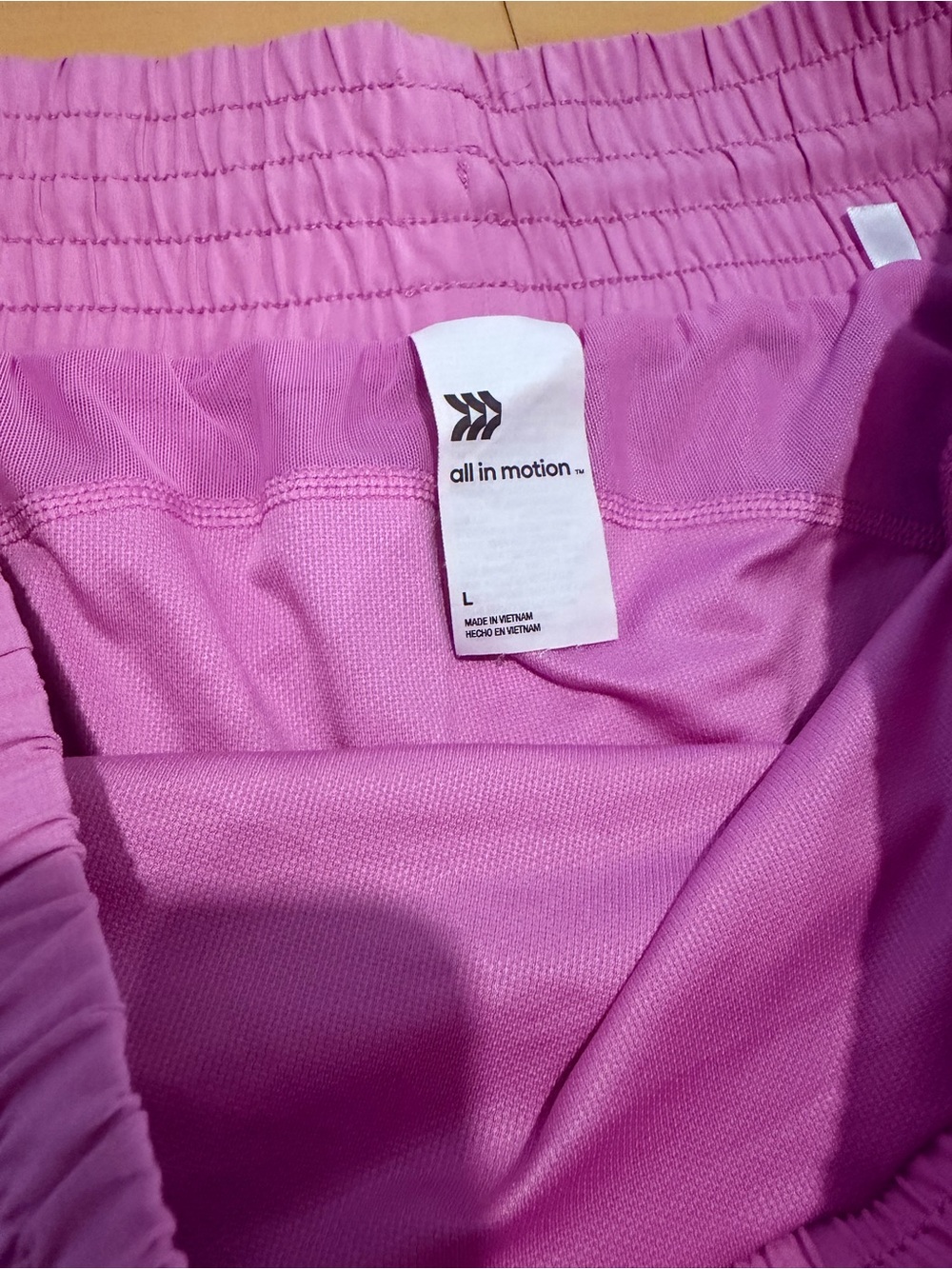 All in Motion Light Pink Athletic Shorts Size L - Picture 2 of 3